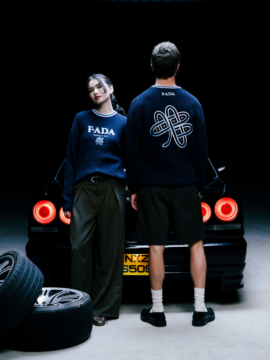 Knit Sweater Navy