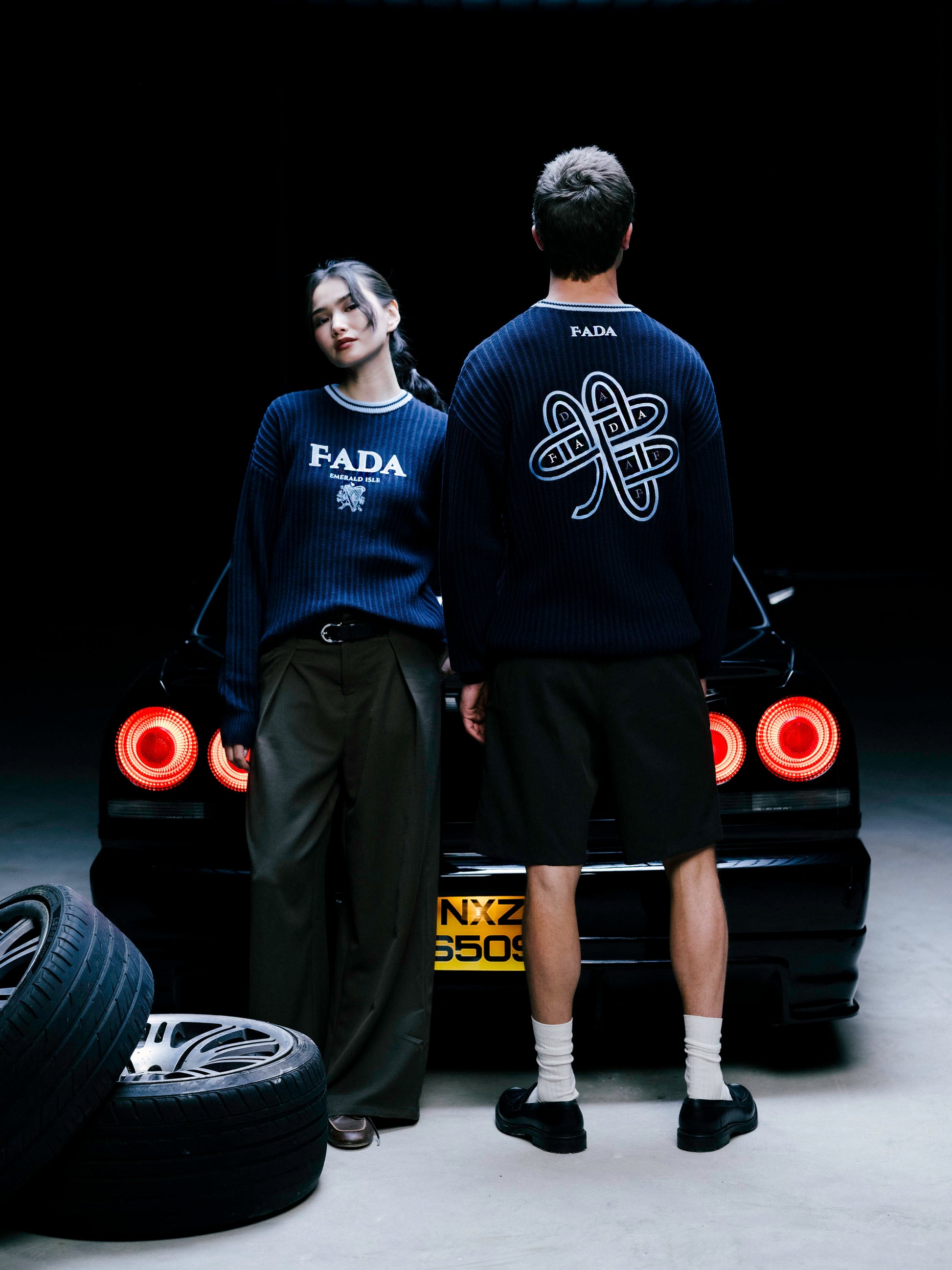 Knit Sweater Navy