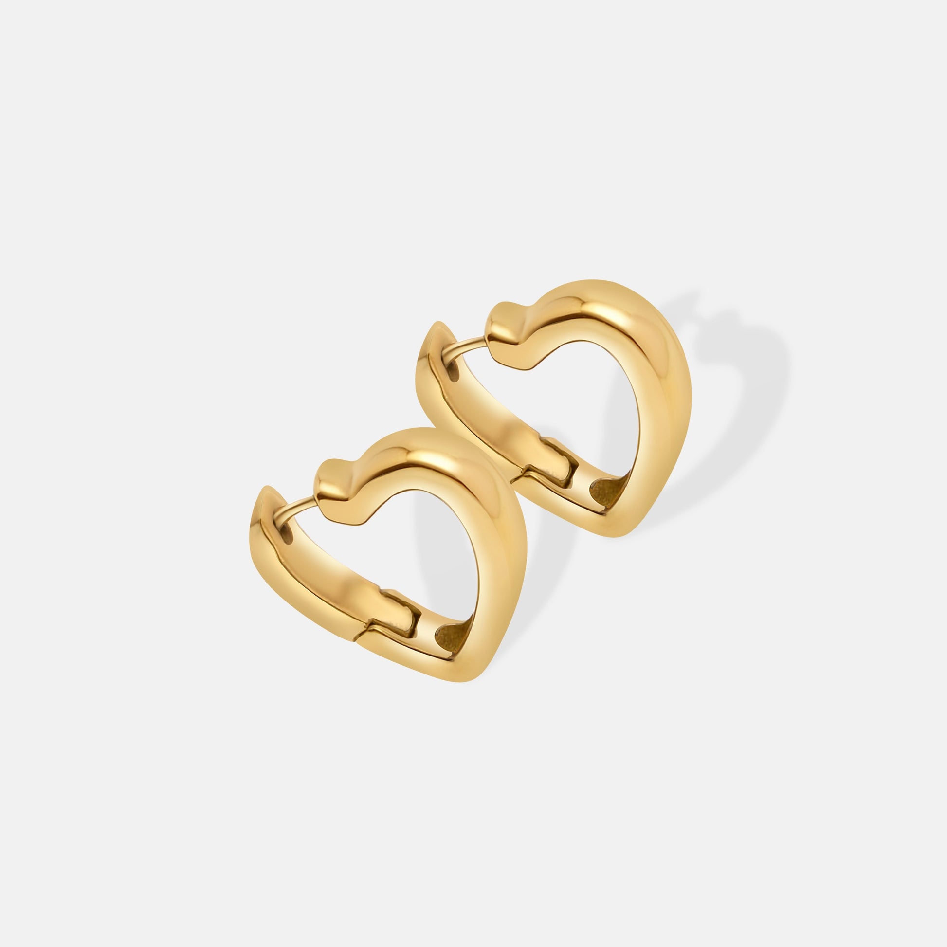 Thick Heart Earrings