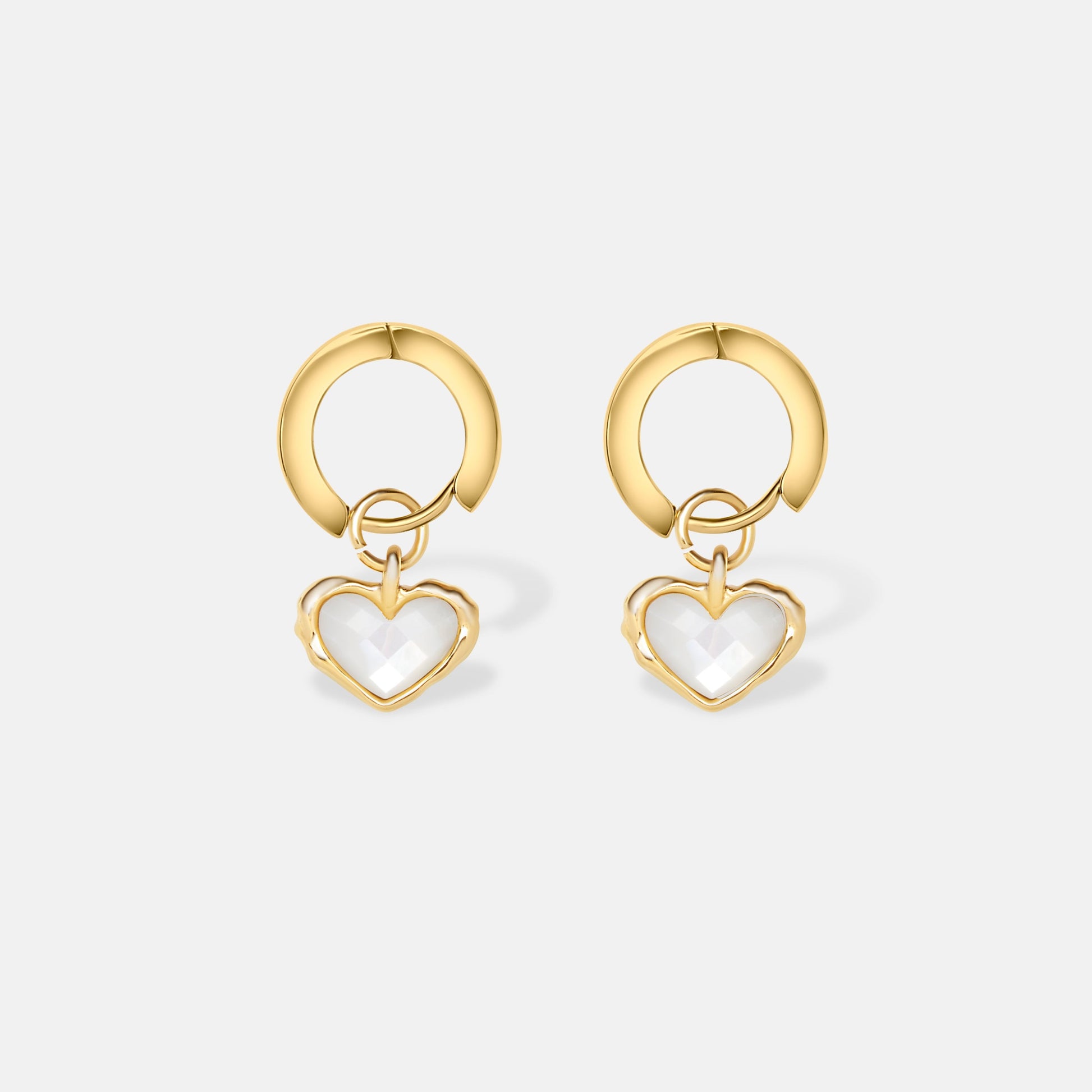 Croí Huggie Earrings