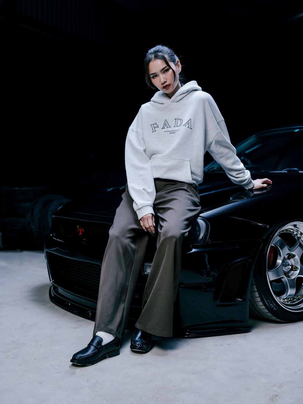 Oversized Hoodie Grey