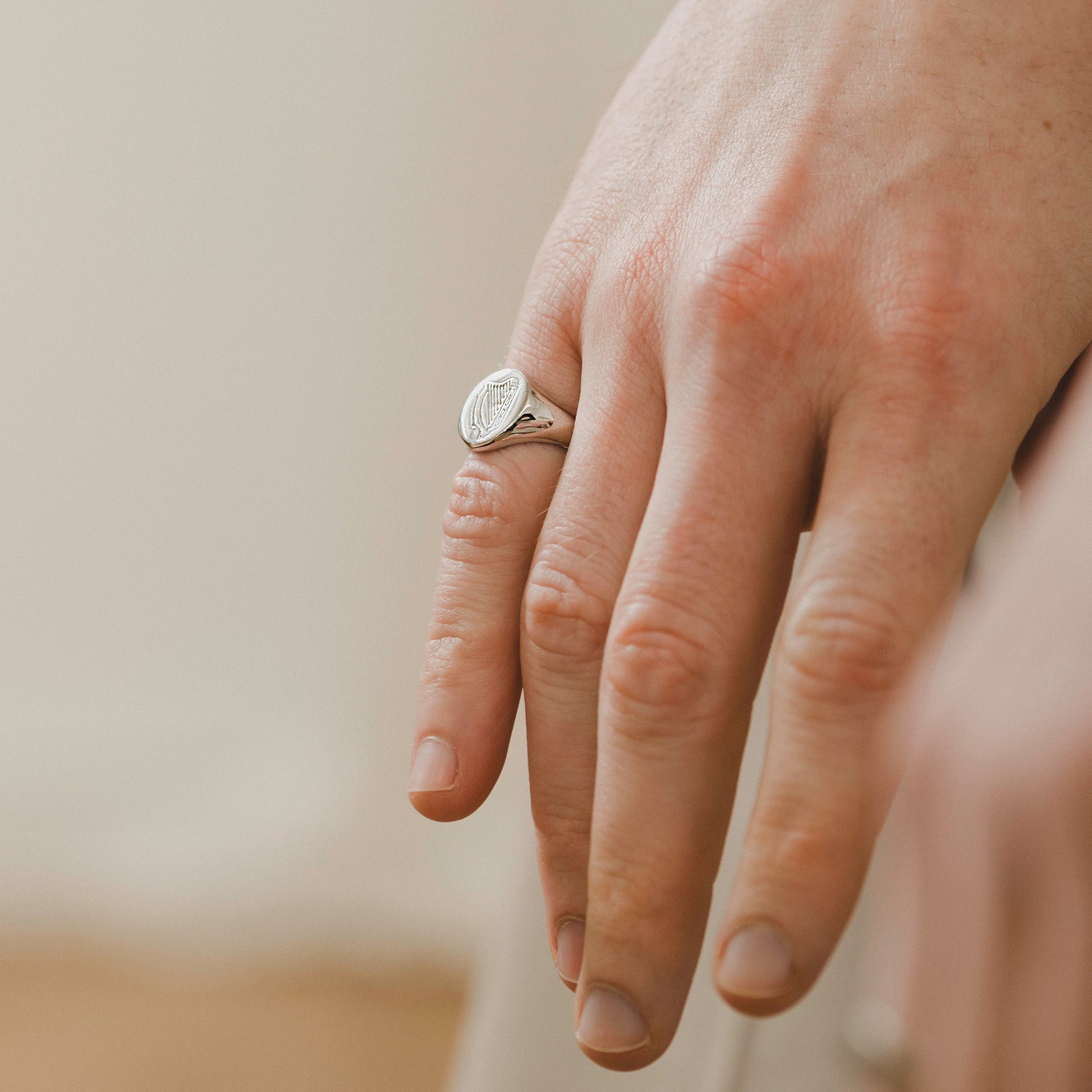 Harp Signet Ring
