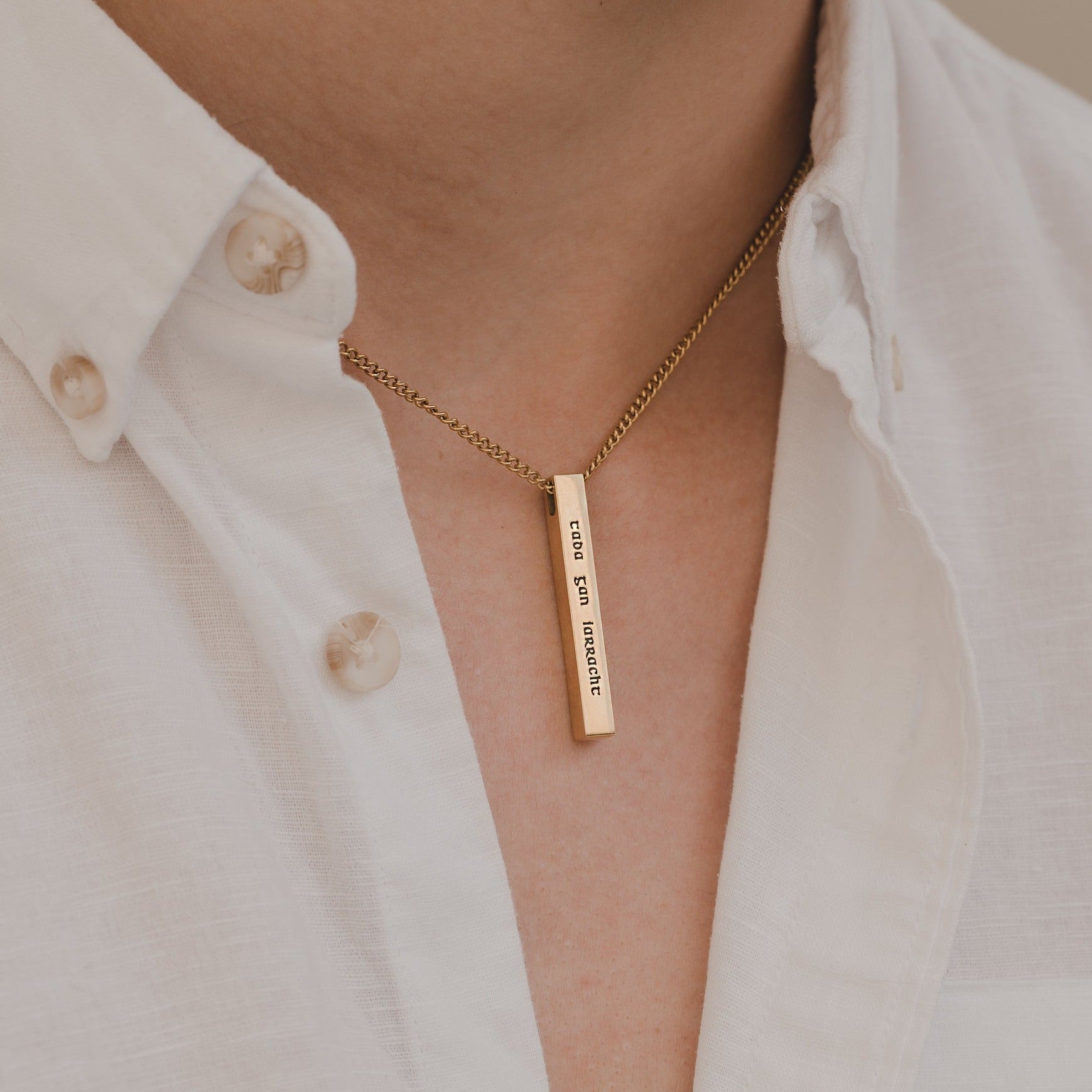 'Nothing Without Effort' Necklace