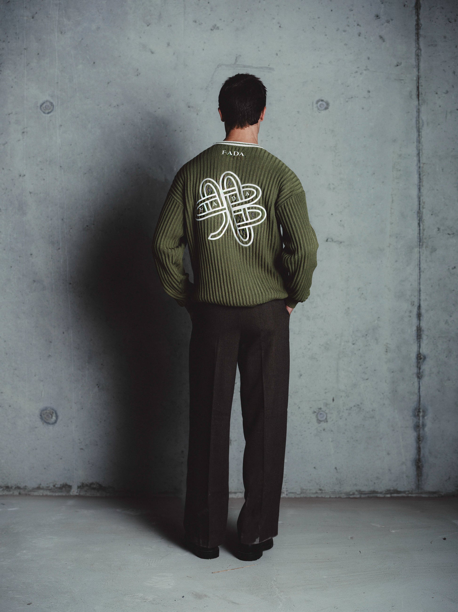 Knit Sweater Green