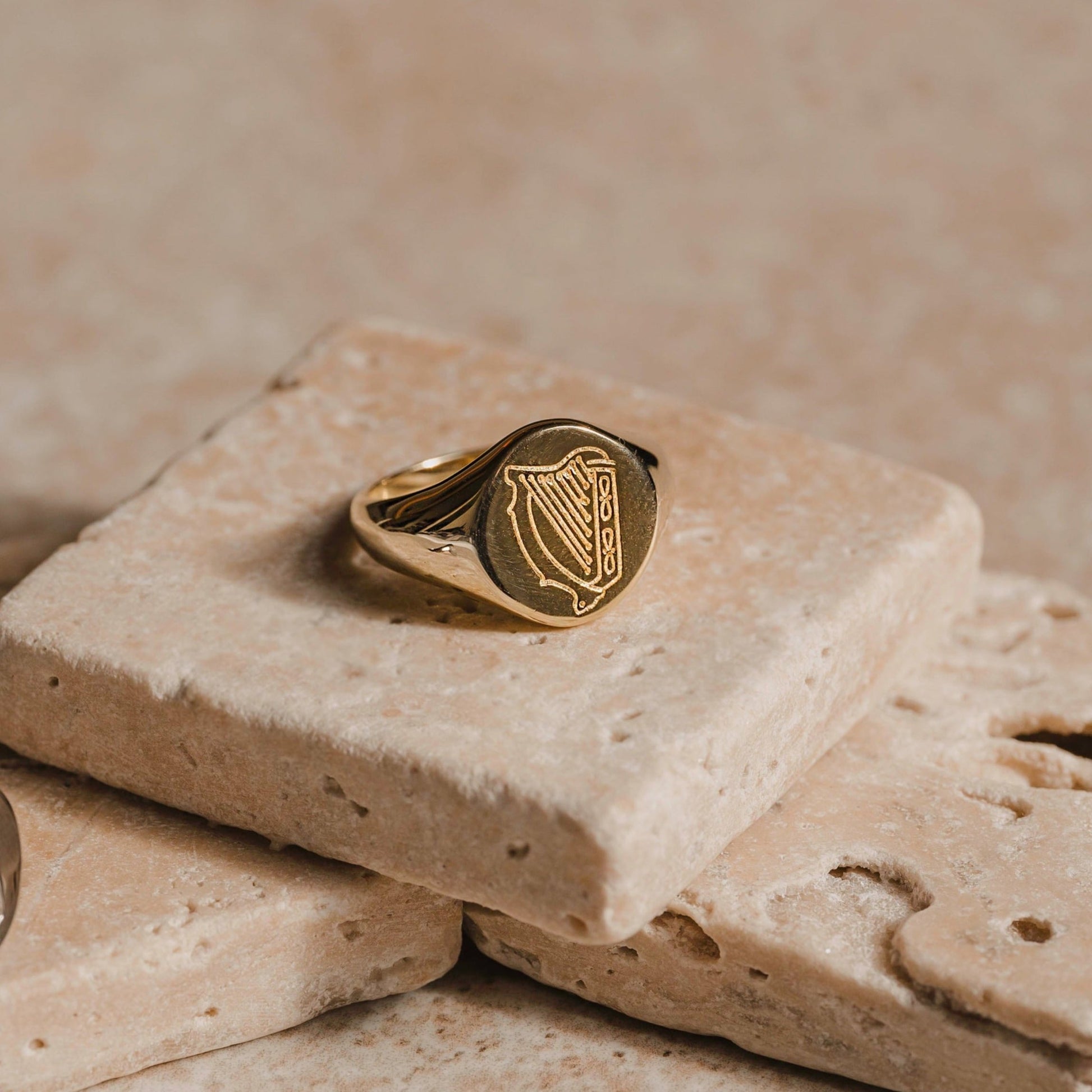 Harp Signet Ring